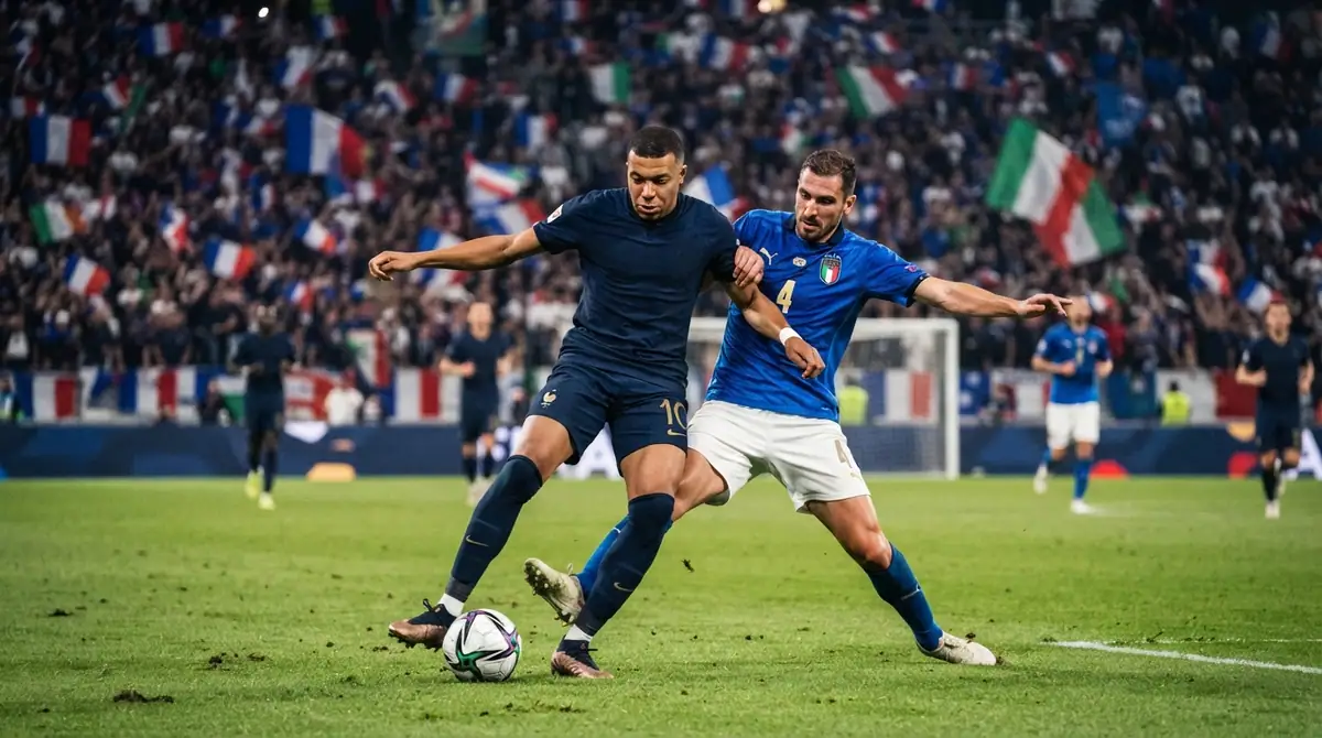 Prancis vs Italia dalam pertandingan UEFA Nations League